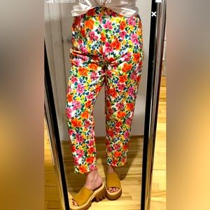 ❤️ High-waisted 7/8 pants ZARA